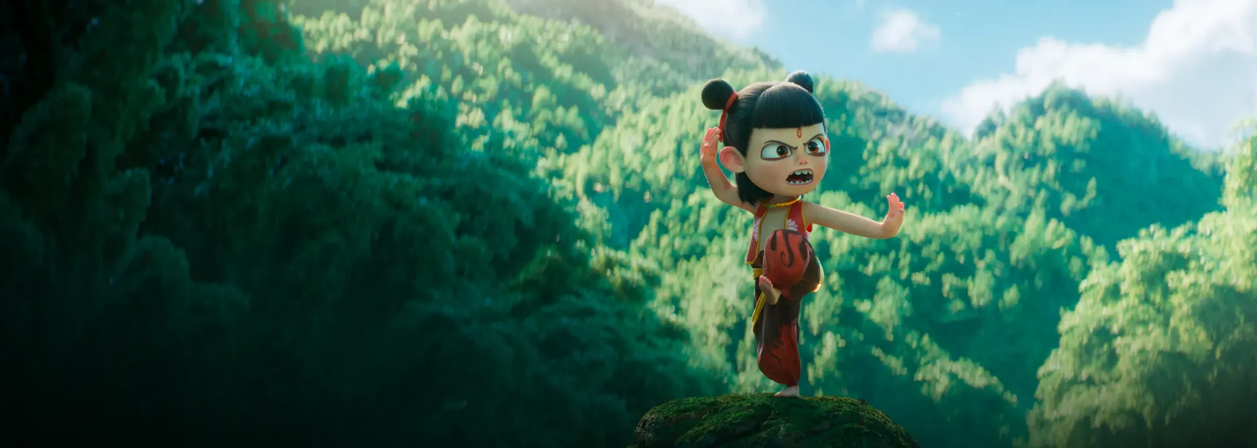 Нэчжа побеждает царя драконов