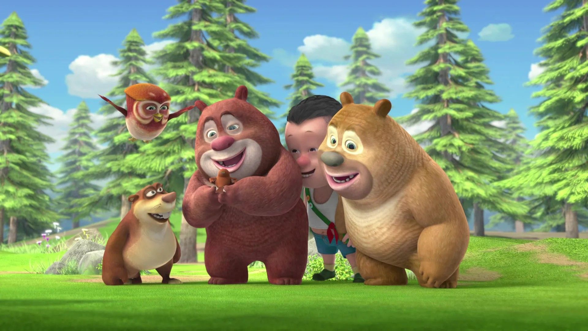 Забавные медвежата