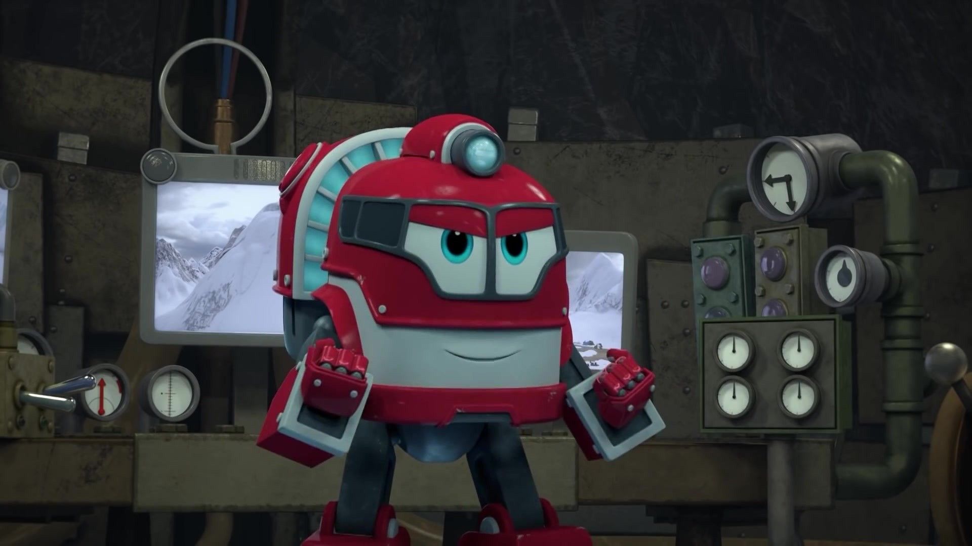 Роботы-поезда. Теневая энергия. 1-я серия - "Новая угроза"