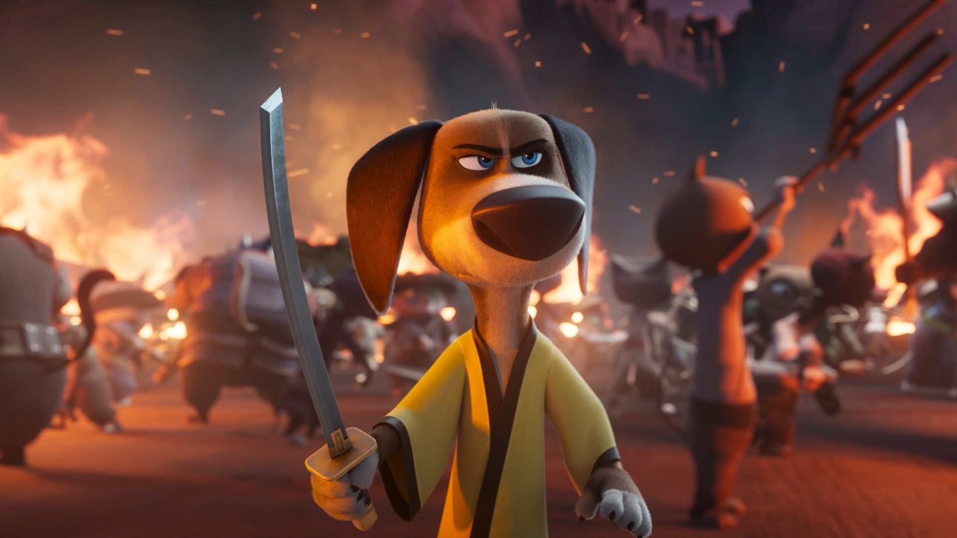 Пес-самурай и город кошек