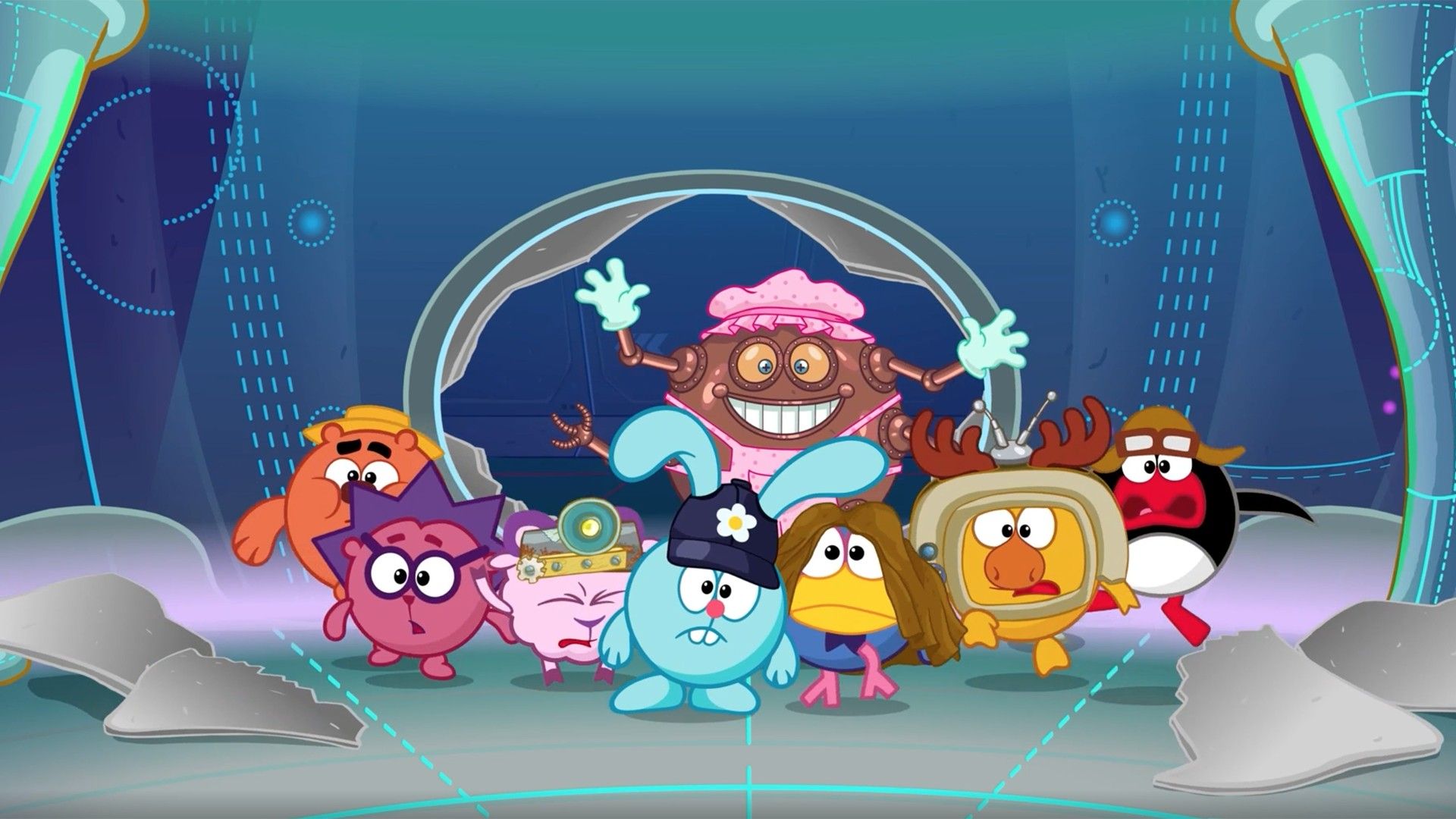 Смешарики снимают кино